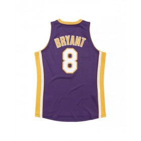 Camiseta de los Lakers de Los Ángeles Kobe Bryant #8 Mitchell&Ness de color morado 00-01 Hardwood Classics para hombre