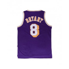 Camiseta NBA Kobe Bryant #8 Adidas Swingman morada para hombre de Los Angeles Lakers