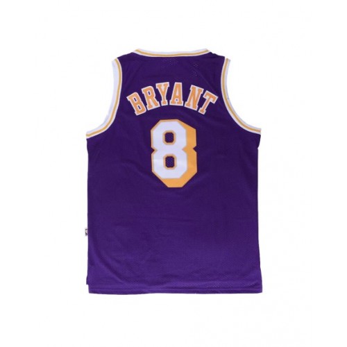 Camiseta NBA Kobe Bryant #8 Adidas Swingman morada para hombre de Los Angeles Lakers