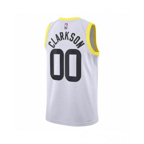 Camiseta Nike Jordan Clarkson #00 de Utah Jazz para hombre, color blanco 2022/23, Swingman - Association Edition