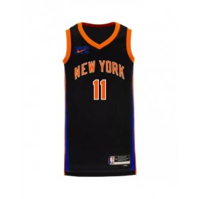 Camiseta Nike negra Swingman 2022/23 de Jalen Brunson #11 de los New York Knicks para hombre - Edición City