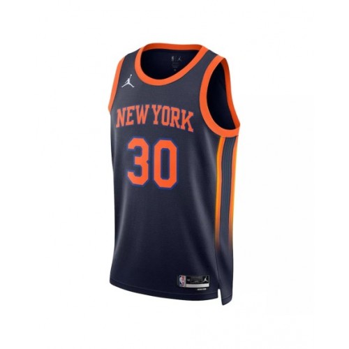 Camiseta de hombre New York Knicks Julius Randle #30 Jordan Brand azul marino 2022/23 Swingman - Edición Statement