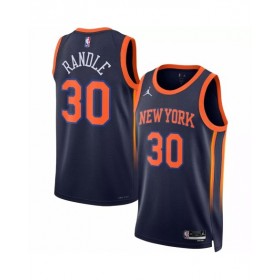 Camiseta de hombre New York Knicks Julius Randle #30 Jordan Brand azul marino 2022/23 Swingman - Edición Statement