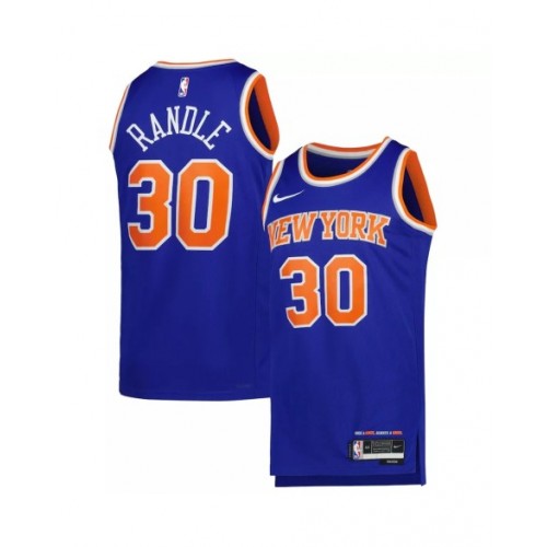 Camiseta de hombre New York Knicks Julius Randle #30 azul 22/23 Swingman - Edición Icon