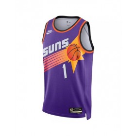 Camiseta Nike Swingman Devin Booker #1 de los Phoenix Suns para hombre, edición clásica, color morado 2022/23