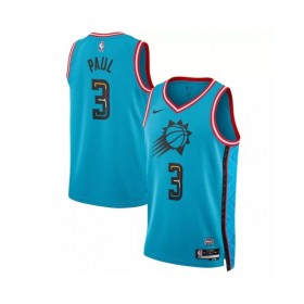 Camiseta Nike de Chris Paul #3 de los Phoenix Suns para hombre, color turquesa 2022/23, edición City