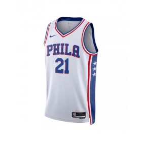 Camiseta de hombre Philadelphia 76ers Joel Embiid #21 White 22/23 Swingman - Edición de la Asociación