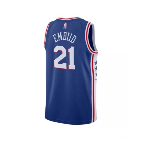 Camiseta Nike Royal 2022/23 Swingman Joel Embiid #21 de los Philadelphia 76ers para hombre - Edición Icon