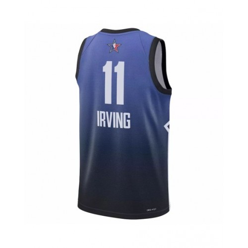 Camiseta azul de la NBA All-Star Game 2023 de Kyrie Irving #11 Jordan Brand Swingman para hombre