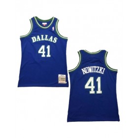 Camiseta de la NBA para hombre Mitchell & Ness azul 1998/99 Swingman de los Dallas Mavericks Nowitzki #41