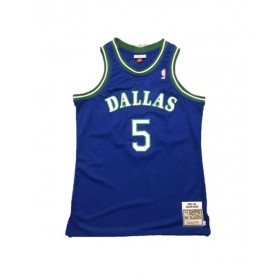 Camiseta de la NBA para hombre Mitchell & Ness Kidd #5 de los Dallas Mavericks azul 1994/95 Swingman