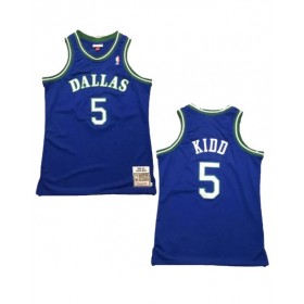 Camiseta de la NBA para hombre Mitchell & Ness Kidd #5 de los Dallas Mavericks azul 1994/95 Swingman