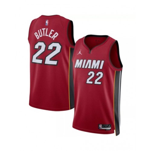 Camiseta de hombre Jimmy Butler #22 Jordan Brand 2022/23 Swingman de los Miami Heat - Edición Statement