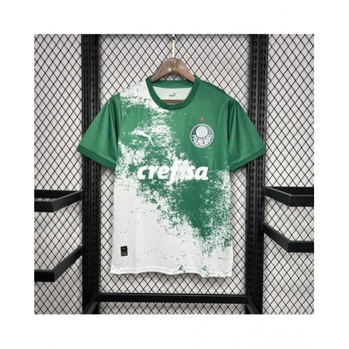 Camiseta blanca y verde edición especial Palmeiras 2024/25