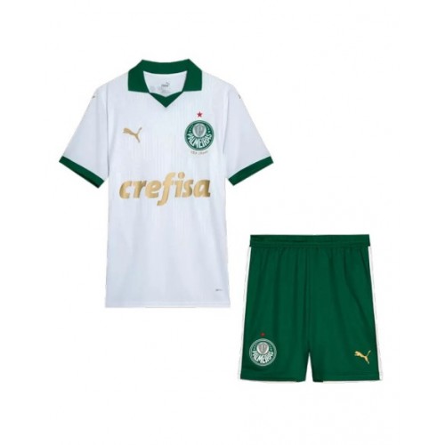 Segunda equipación del SE Palmeiras 2024/25 para niños (camiseta+pantalón corto)