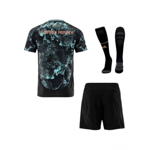 Kit de camiseta de visitante de fútbol del Bayern Munich 2024/25 (camiseta + pantalón corto + medias)