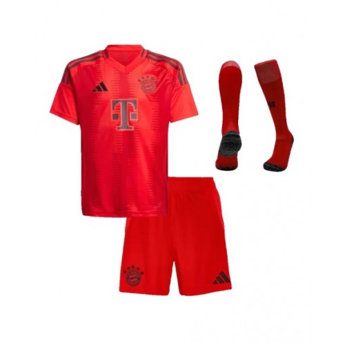 Kit de camiseta de local del Bayern Munich 2024/25 para niños (camiseta + pantalón corto + calcetines)