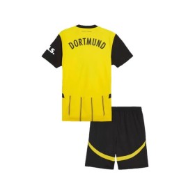 Kit de camiseta local del Dortmund 2024/25 para niños (camiseta + pantalón corto)