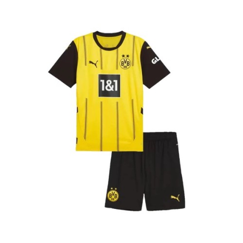 Kit de camiseta local del Dortmund 2024/25 para niños (camiseta + pantalón corto)