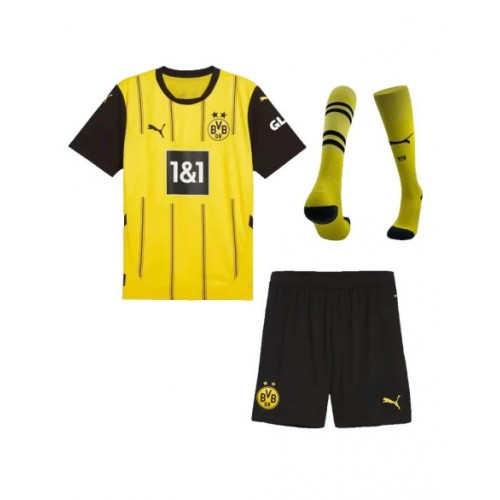 Kit de camiseta de local del Dortmund 2024/25 (camiseta + pantalón corto + medias)