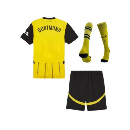 Kit de camiseta de local del Dortmund 2024/25 (camiseta + pantalón corto + medias)