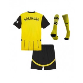 Kit de camiseta local del Dortmund 2024/25 para niños (camiseta + pantalón corto + calcetines)