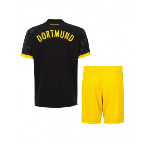 Kit de camiseta juvenil de visitante del Borussia Dortmund 2023/24