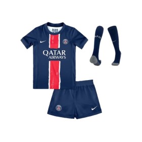 Kit de camiseta de local del PSG 2024/25 para niños (camiseta + pantalón corto + calcetines)