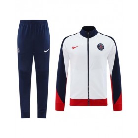 Chaqueta de entrenamiento del PSG (chaqueta + pantalón) blanca 2024/25