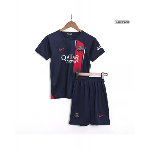 Kit de camiseta juvenil del PSG 2023/24 de local