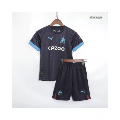 Kit de camiseta juvenil Marsella 2022/23 de visitante