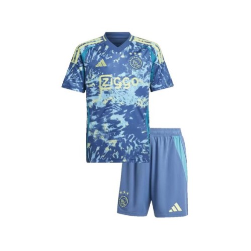 Kit de camiseta de visitante del Ajax 2024/25 para niños (camiseta + pantalón corto)