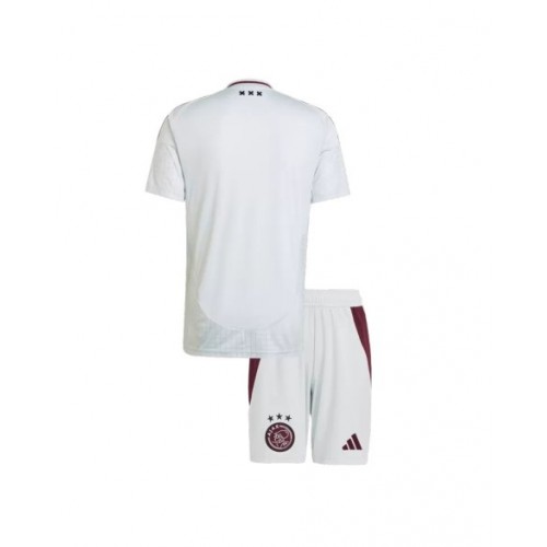 Kit de camiseta de fútbol de visitante del Ajax 2024/25 para niños (camiseta + pantalón corto)