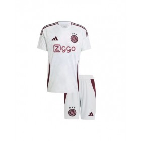 Kit de camiseta de fútbol de visitante del Ajax 2024/25 para niños (camiseta + pantalón corto)