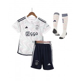 Camiseta juvenil Ajax, equipo completo, visitante 202324