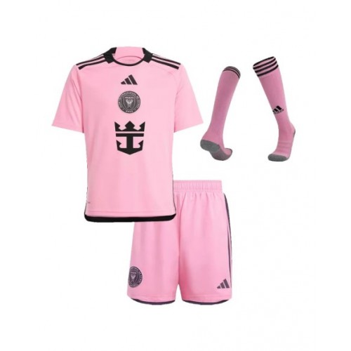 Kit de camiseta de local del Inter Miami CF 2024/25 (camiseta + pantalón corto + medias)