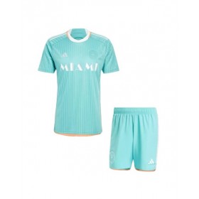 Kit de camiseta de fútbol de visitante de tercera equipación del Inter Miami CF 2024 (camiseta + pantalón corto)