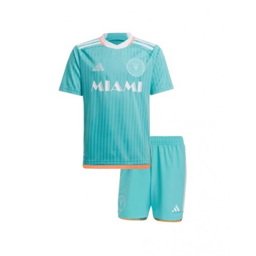Kit de camiseta de visitante del Inter Miami CF 2024 para niños (camiseta + pantalones cortos)