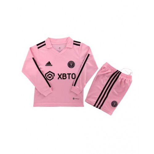 Kit de camiseta juvenil Inter Miami CF 2023/24 de local - Manga larga