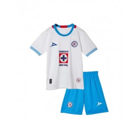 Kit de camiseta de visitante de fútbol de Cruz Azul 2024/25 para niños (camiseta + pantalones cortos)