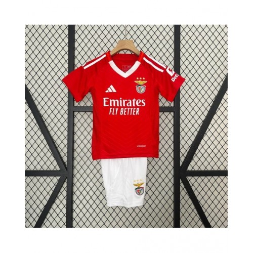 Kit de camiseta juvenil Benfica 2024/25 de local