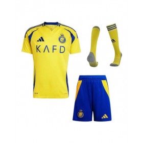 Kit de camiseta de fútbol local de Al Nassr 2024/25 (camiseta + pantalones cortos + calcetines)