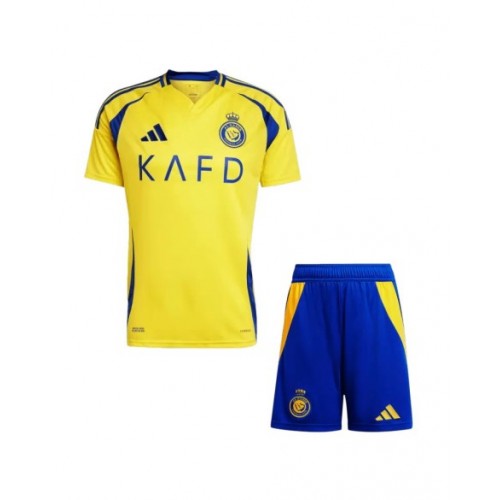 Kit de camiseta de fútbol local de Al Nassr 2024/25 (camiseta + pantalones cortos)