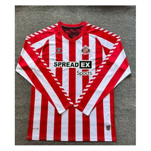 Camiseta de local del Sunderland FC 2024/25 - Manga larga