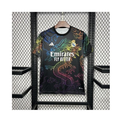 Camiseta Cailong edición especial negra del Real Madrid 2024/25