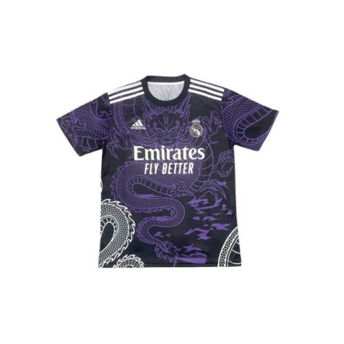 Camiseta de edición especial del dragón morado del Real Madrid 2024/25