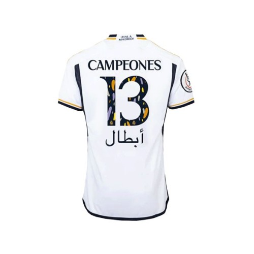 CAMPEONES #13 Real Madrid Camiseta 2023/24 Local Campeones Supercopa