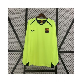 Camiseta de fútbol retro de visitante del Barcelona de manga larga 2005/06