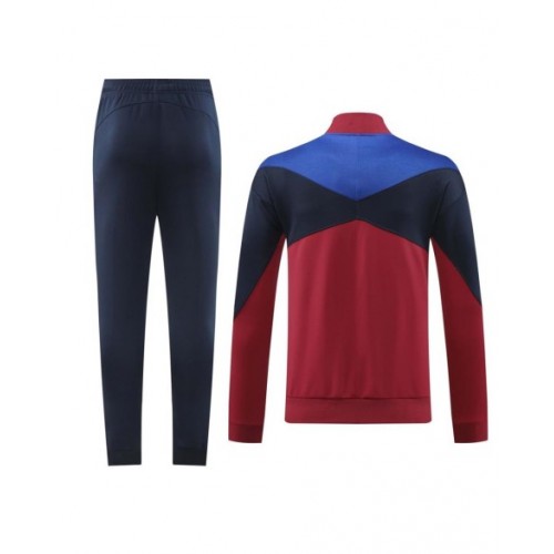 Conjunto de entrenamiento del Barcelona (chaqueta y pantalón) rojo 2024/25