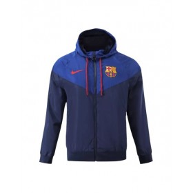 Chaqueta cortavientos con capucha del Barcelona 2023/24 - Azul marino